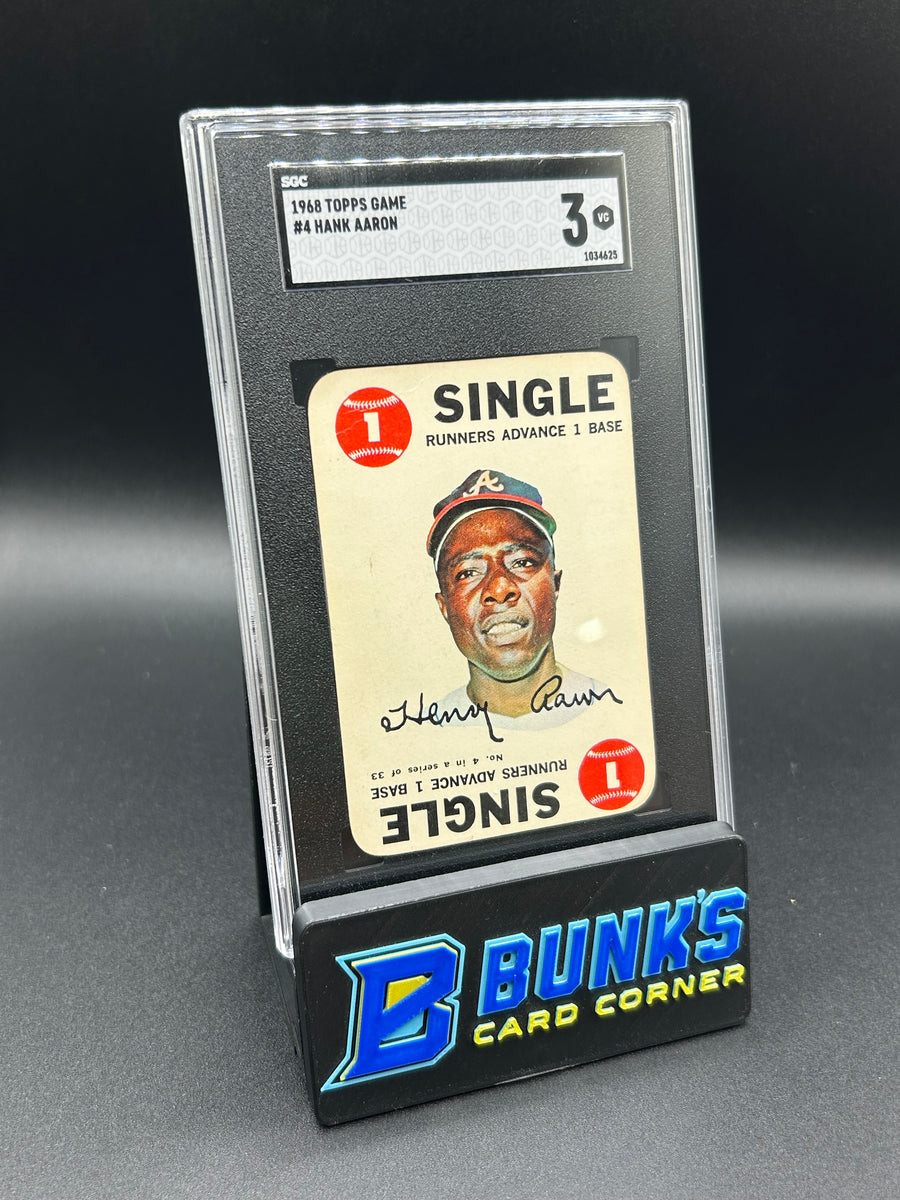 1968 Hank Aaron Topps #4 SGC 3