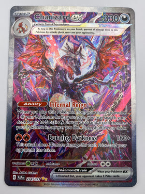 Charizard Ex SIR Paldean Fates NM