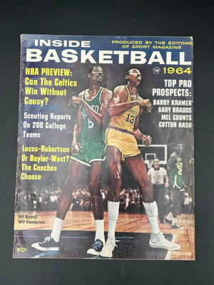 1964 Inside Basketball Bill Russell & Wilt Chamberlain