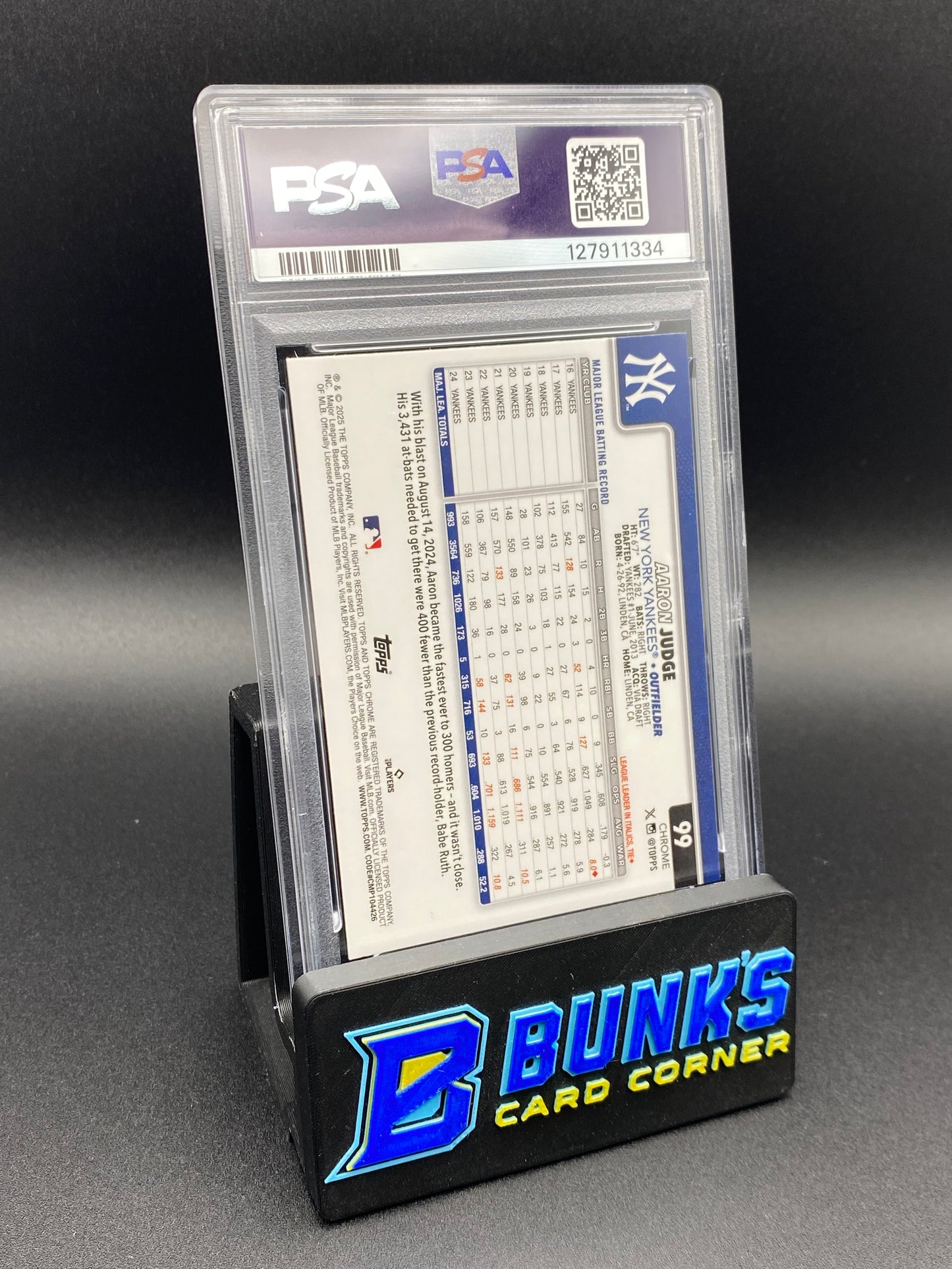2025 Aaron Judge Sepia Ref. PSA 9