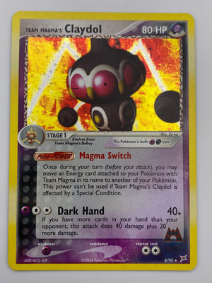 Team Magma's Claydol Holo Team Magma Vs Team Aqua NM