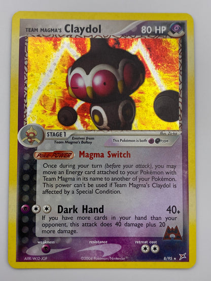 Team Magma's Claydol Holo Team Magma Vs Team Aqua NM