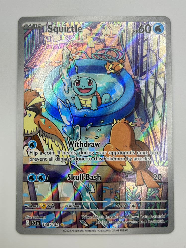 Squirtle Illustration Rare Stellar Crown NM