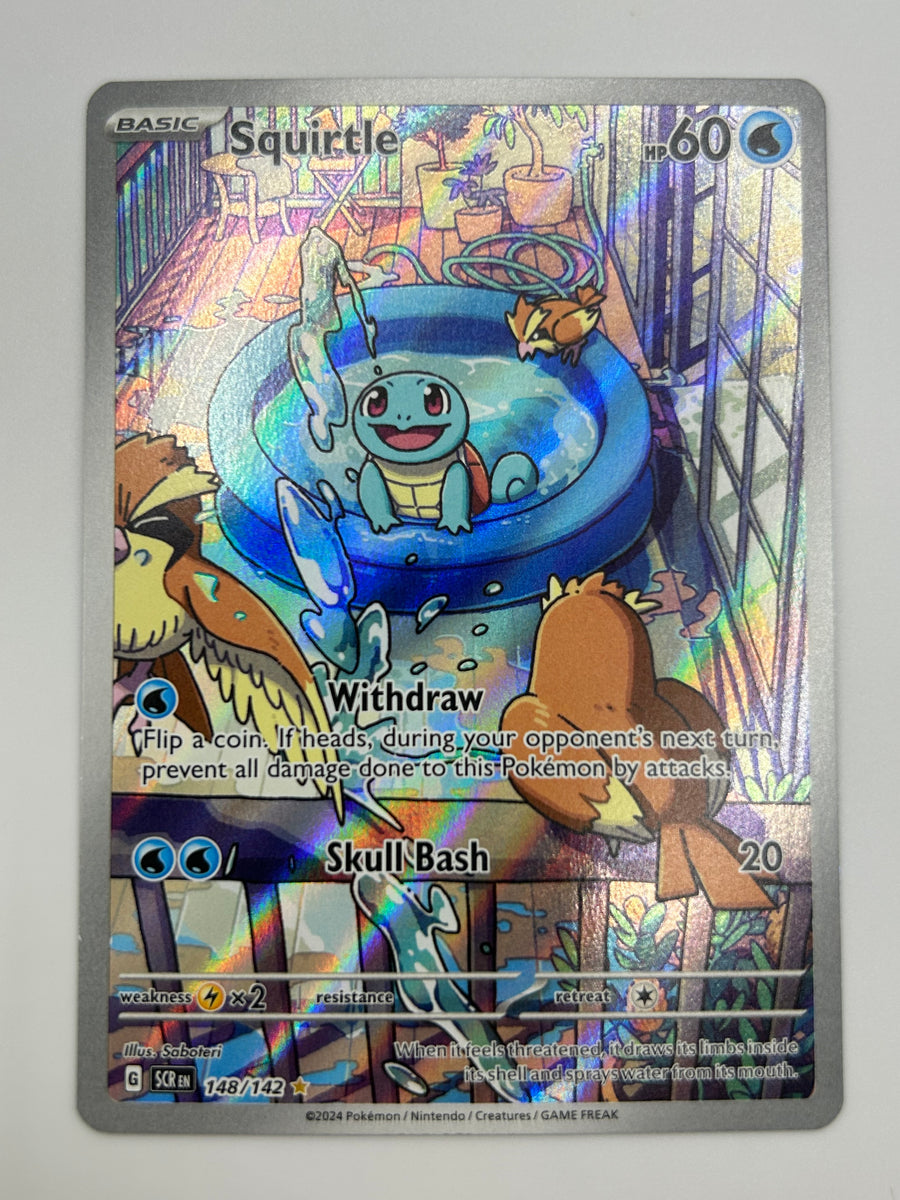 Squirtle Illustration Rare Stellar Crown NM