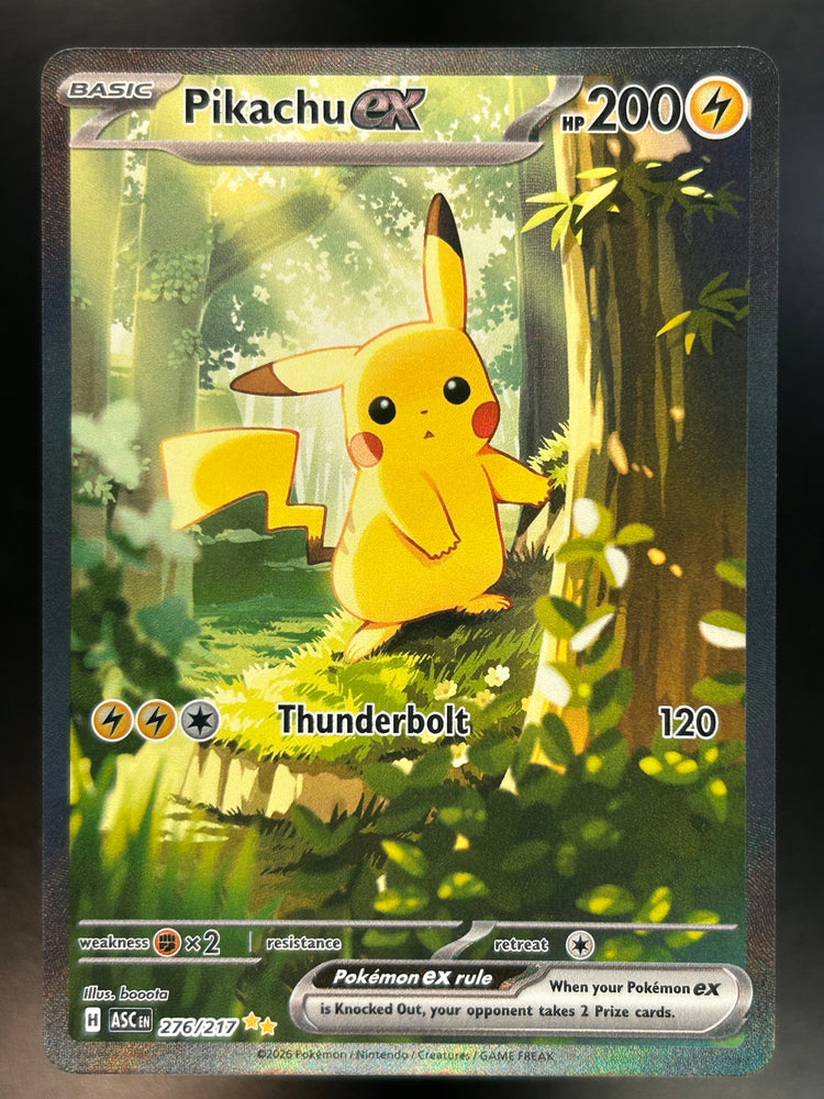 Pikachu ex Ascended Heroes #276/217 Special Illustration Rare