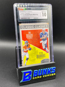 2016 Tom Brady & Peyton Manning Classic Clashes CGC 10 HOF