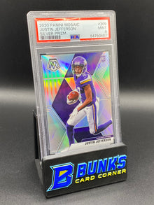 2020 Justin Jefferson Silver Prizm PSA 9