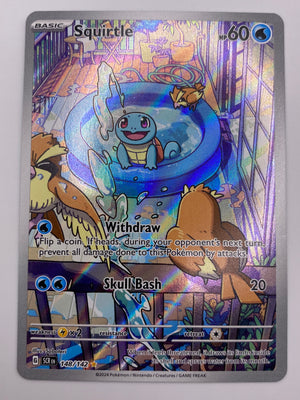 Squirtle Illustration Rare Stellar Crown NM