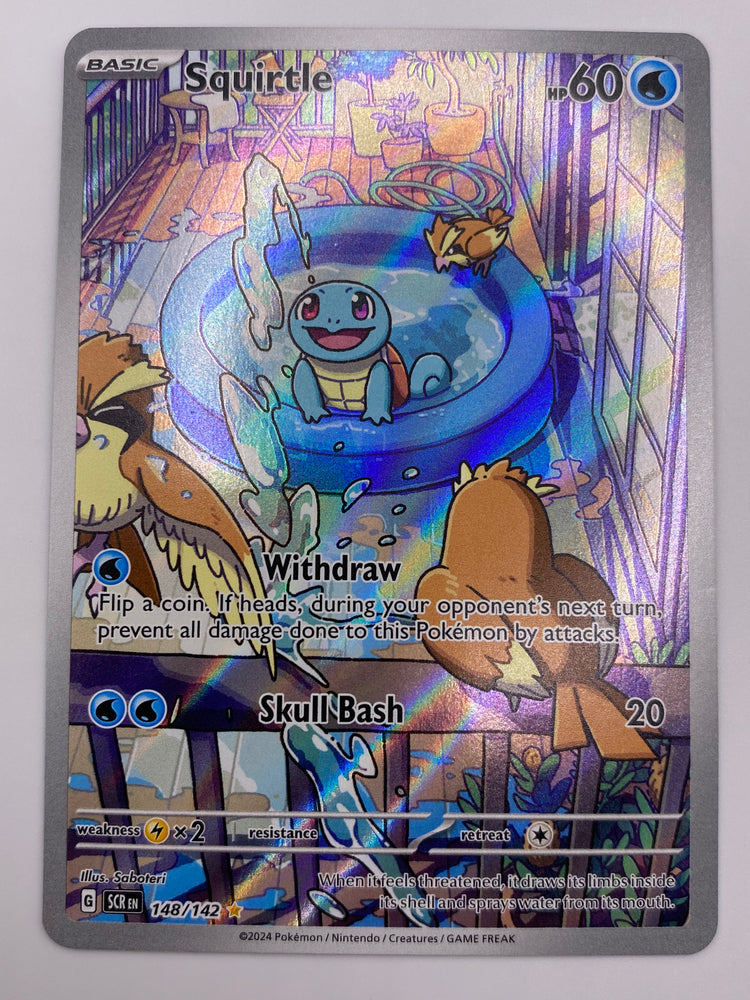 Squirtle Illustration Rare Stellar Crown NM