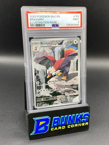 Braviary Illustration Rare Black Bolt PSA 9