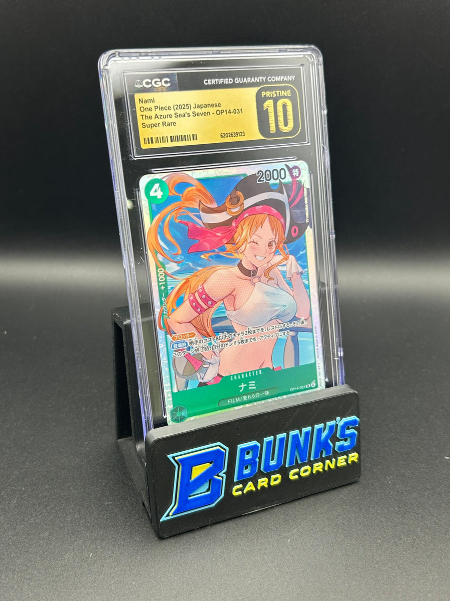 Nami Super Rare OP14-031 CGC Pristine 10 Japanese