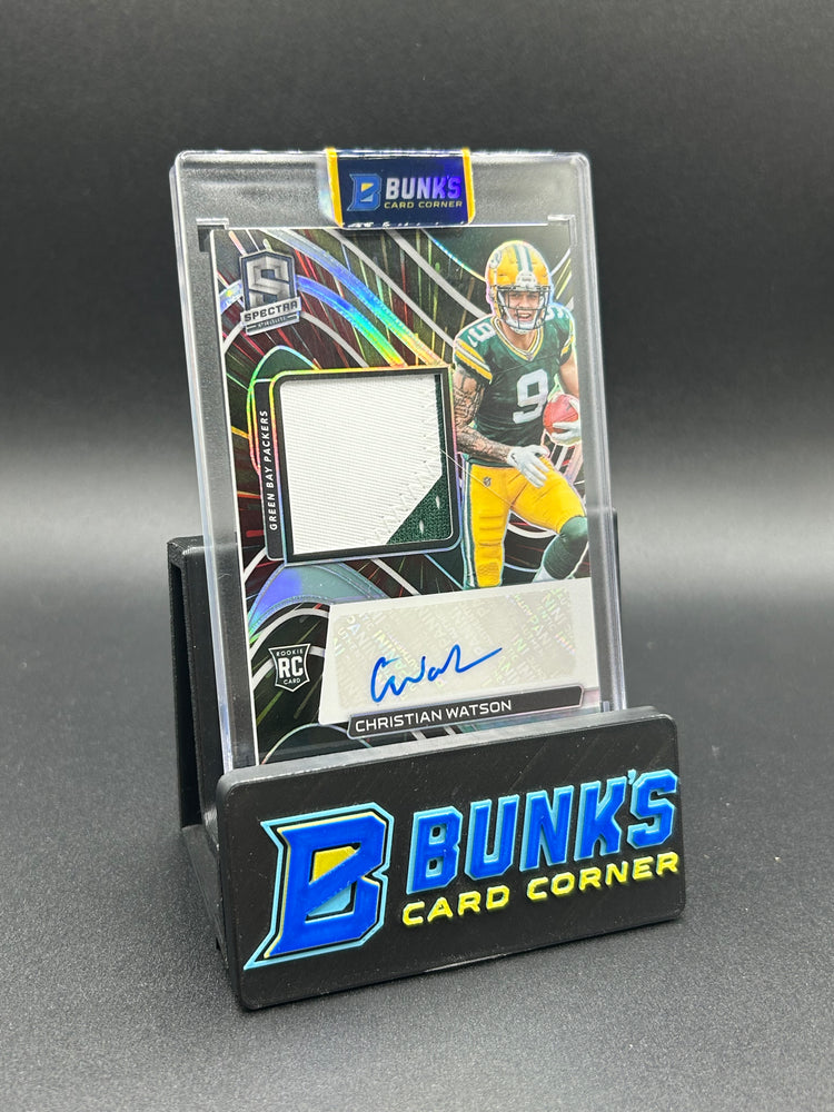 2022 Christian Watson Panini Spectra RPA Rc Auto 28/75
