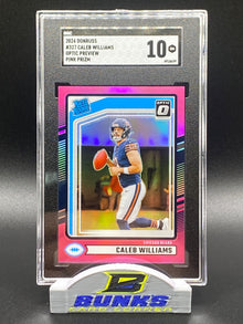 2024 Caleb Williams Optic Preview Pink Prizm