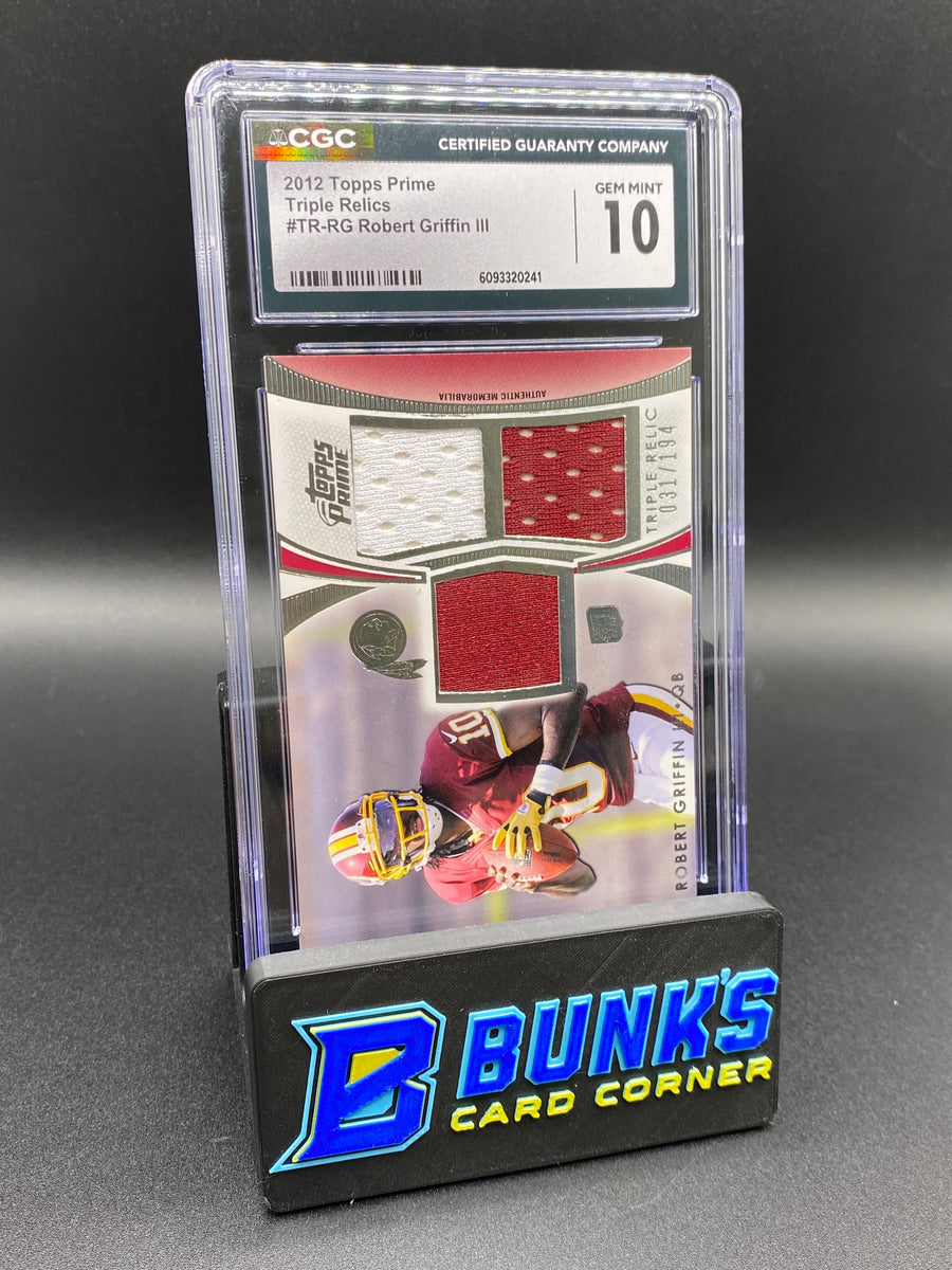 2012 Robert Griffin III Topps Prime Patches 31/194 CGC 10