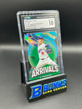 2024 Yoshinobu Yamamoto Topps Finest Arrivals Green Refractor Rc 59/75