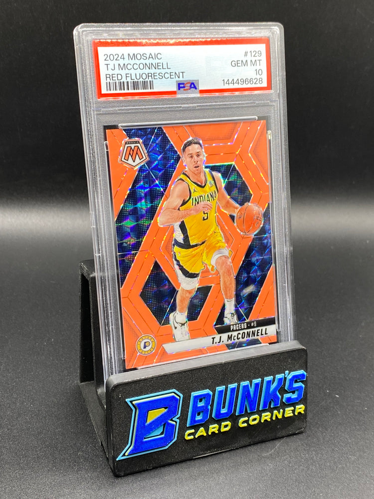 2024 TJ Mcconnell Red Fluorescent PSA 10 8/75