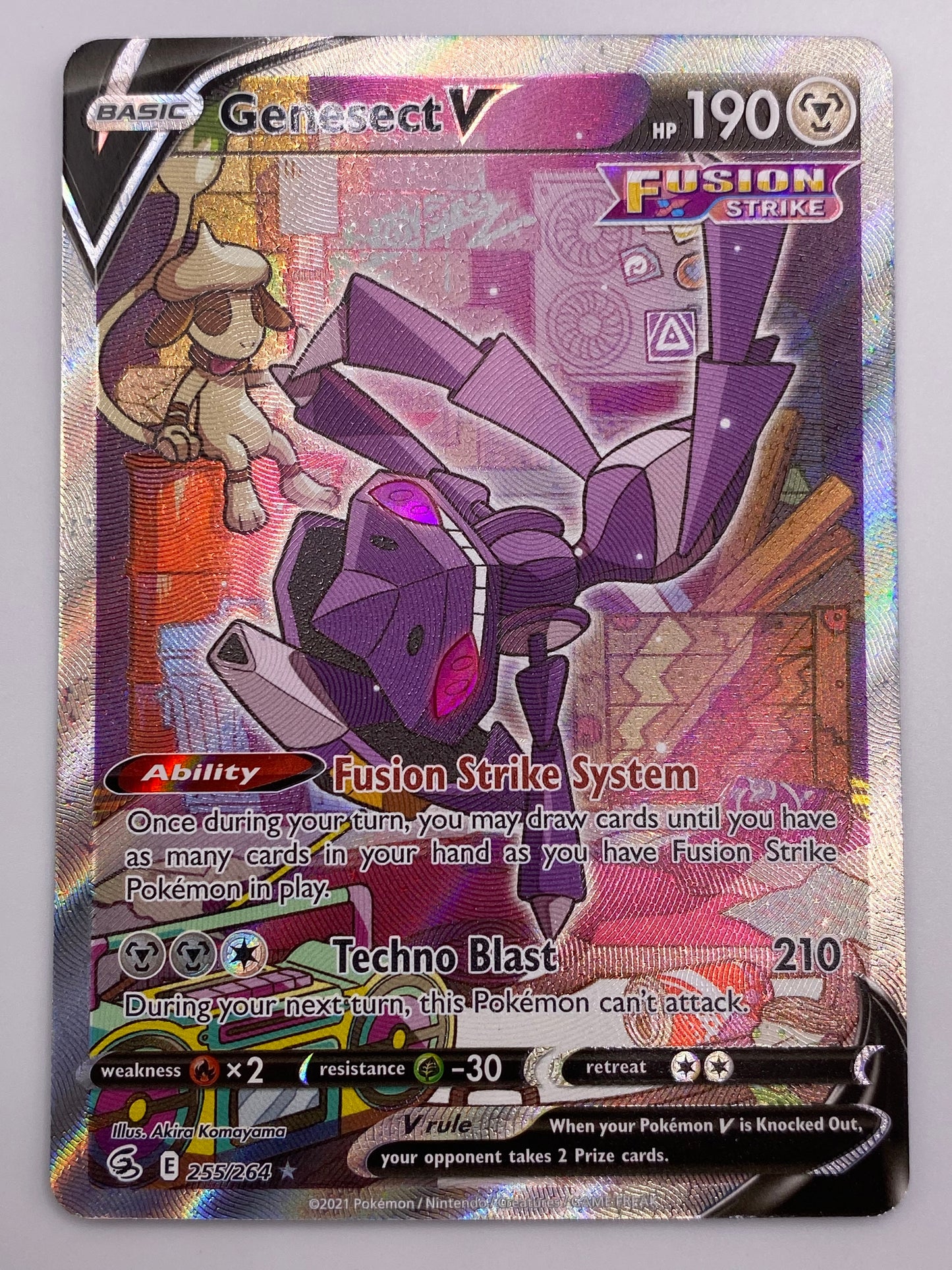 Genesect V Alt Art Fusion Strike NM
