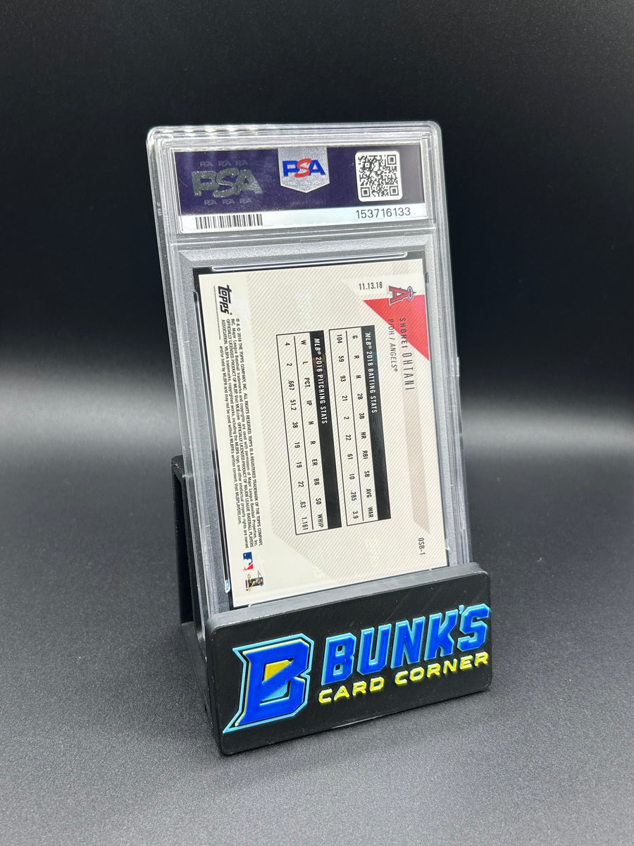 2018 Shohei Ohtani Topps Now Off-Season-Bonus Card Rc PSA 9