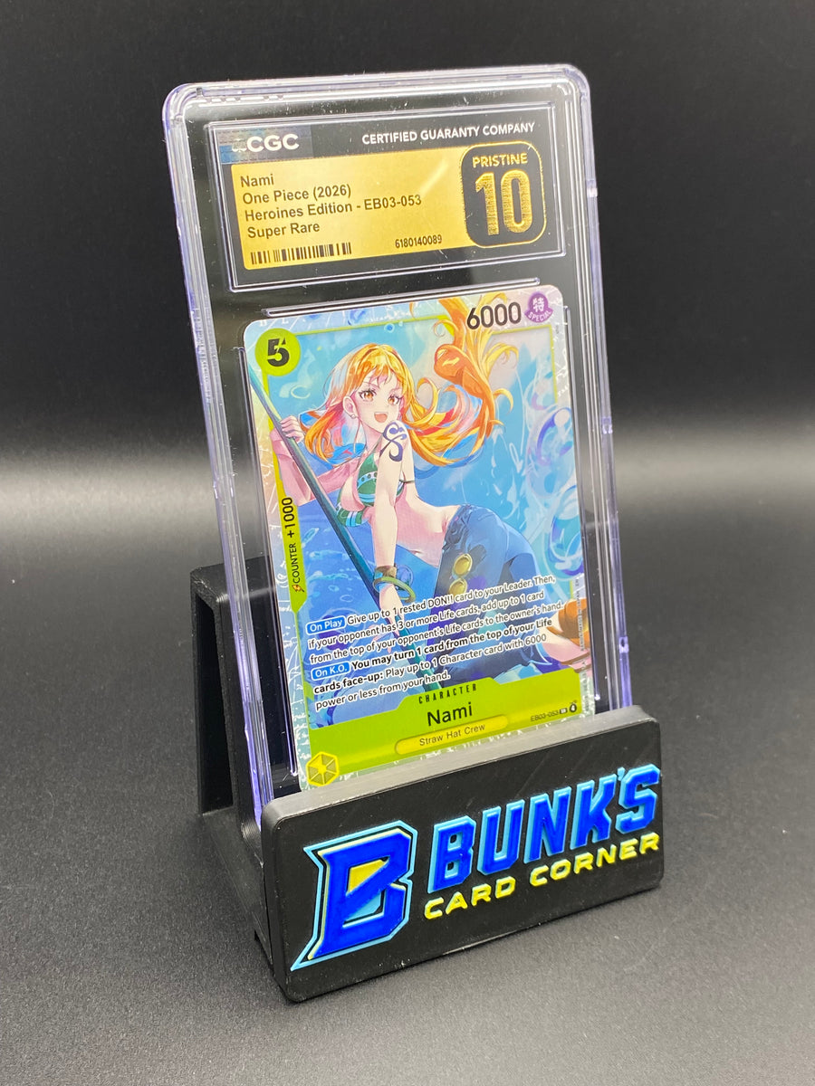 Nami Super Rare EB03-053 CGC PRISTINE 10