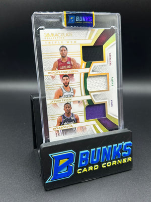 2024-25 Mitchell/Tatum/Fox Immaculate Game-Used Patches 86/99