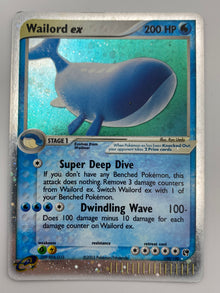 Wailord Ex Holo Sandstorm LP-MP