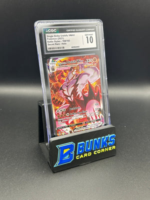 Stingle Strike Urshifu Vmax Secret Rare Battle Styles CGC 10