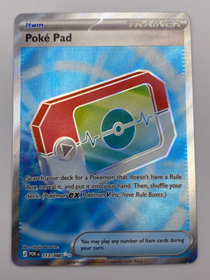Poke Pad Full Art Perfect Order NM