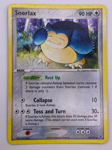 Snorlax Holo Fire Red & Leaf Green LP