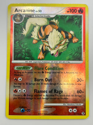 Arcanine Reverse Holo Rising Rivals MP
