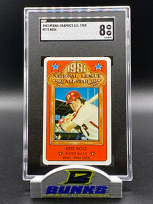 1981 Pete Rose SGC 8 (Box 14)