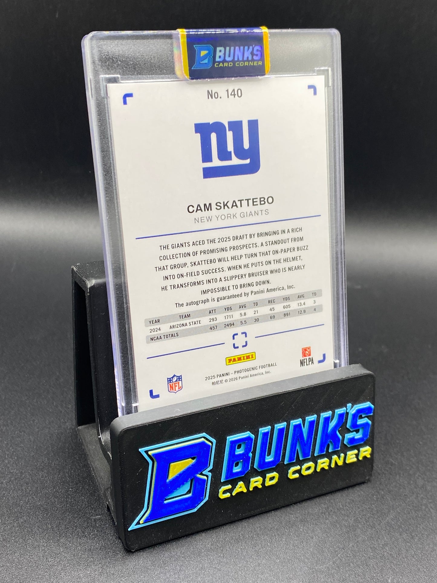 2025 Cam Skattebo Photogenic Rc Auto
