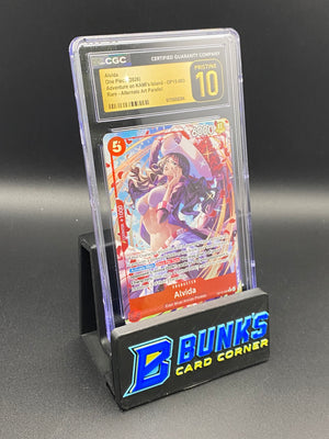 Alvida Rare Parallel OP15-003 CGC PRISTINE 10