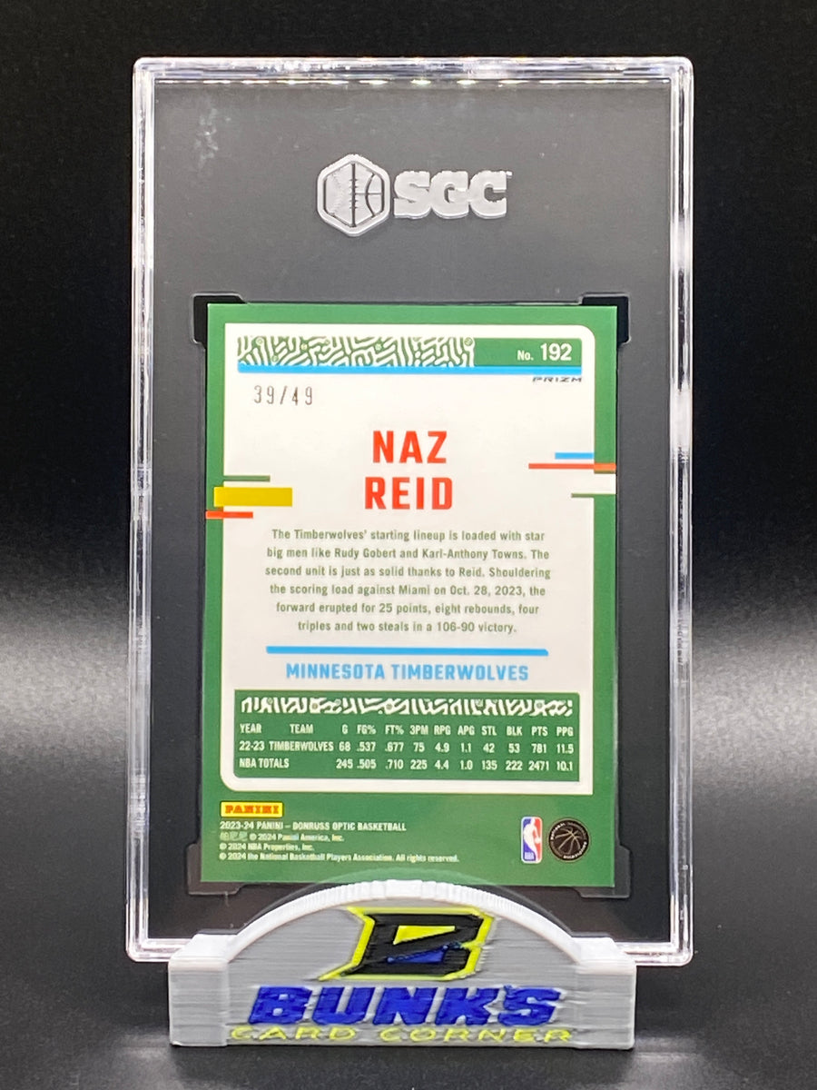 2023-24 Naz Reid Blue Prizm 39/49