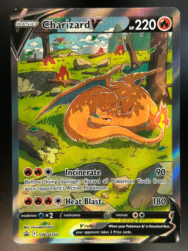 Charizard V Sword & Shield Black Star Promos #SWSH260 2022