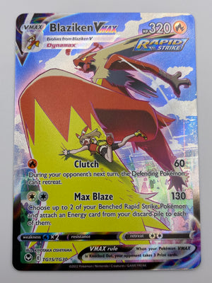 Blaziken Vmax Trainer Gallery Silver Tempest NM