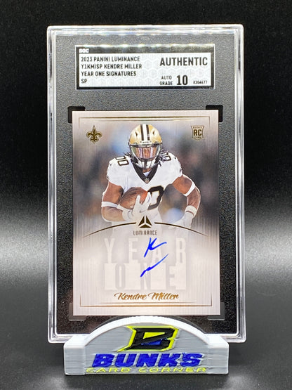 2023 Kendre Miller AUTOGRAPHED Rookie Card (Box B4)