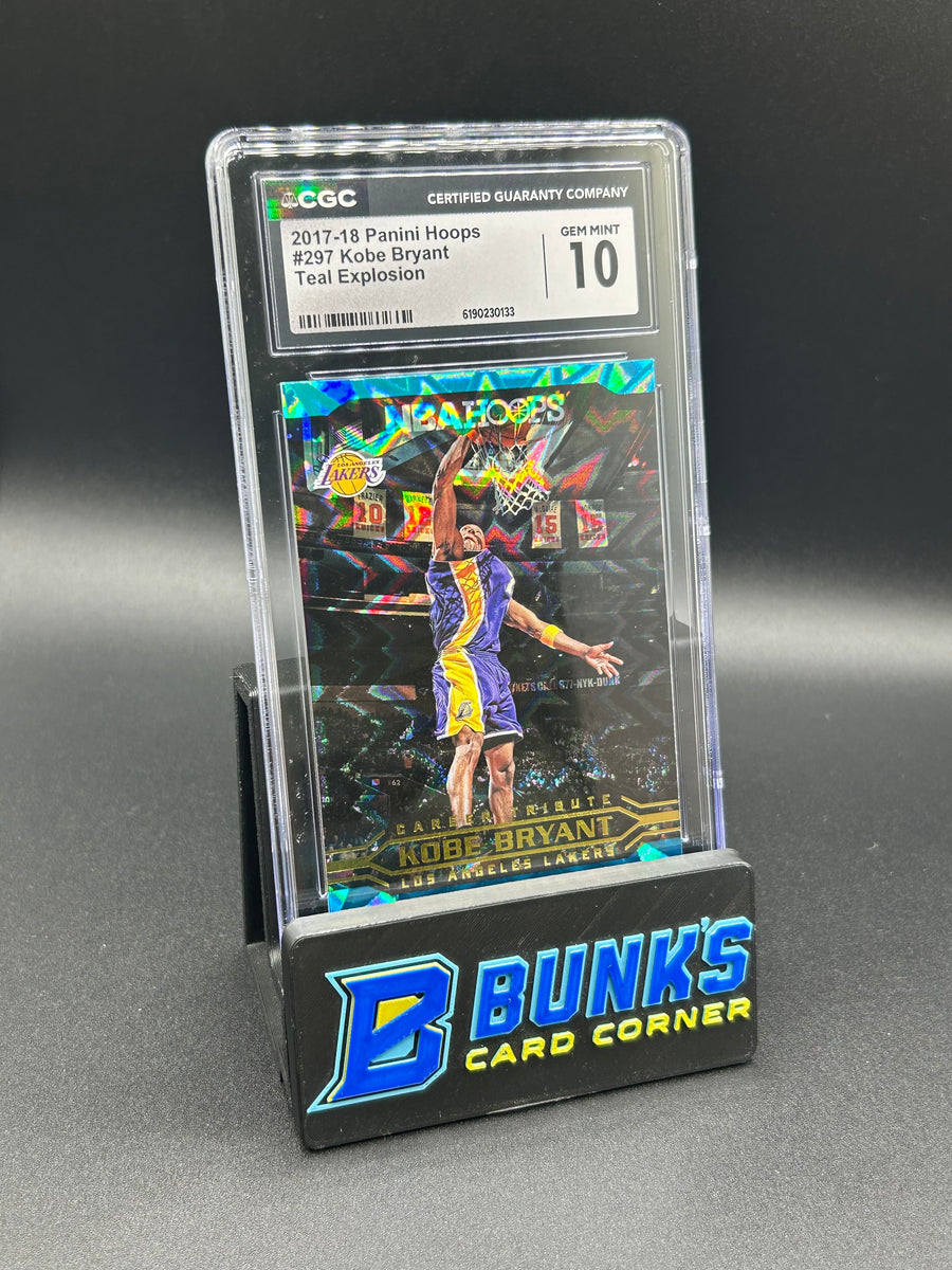 2017-18 Kobe Bryant Panini Hoops Teal Explosion CGC 10