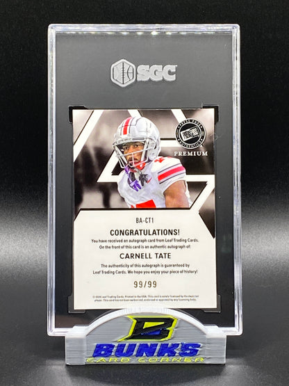 2024 Carnell Tate AUTOGRAPHED 99/99 (Box B4)
