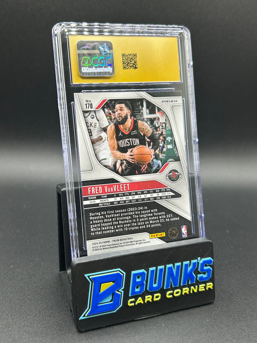 2024-25 Fred VanVleet Panini Prizm Snakeskin SP CGC Pristine 10