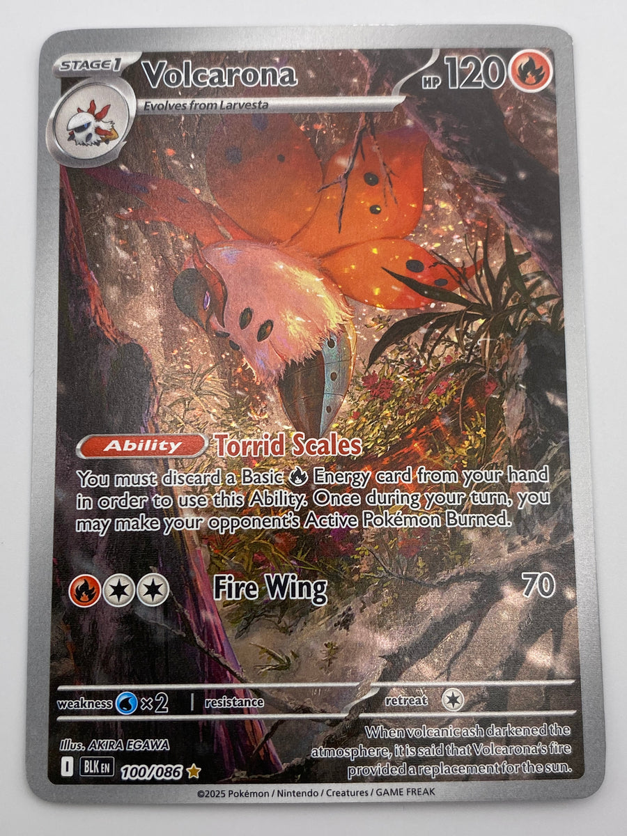 Volcarona Illustration Rare Black Bolt NM