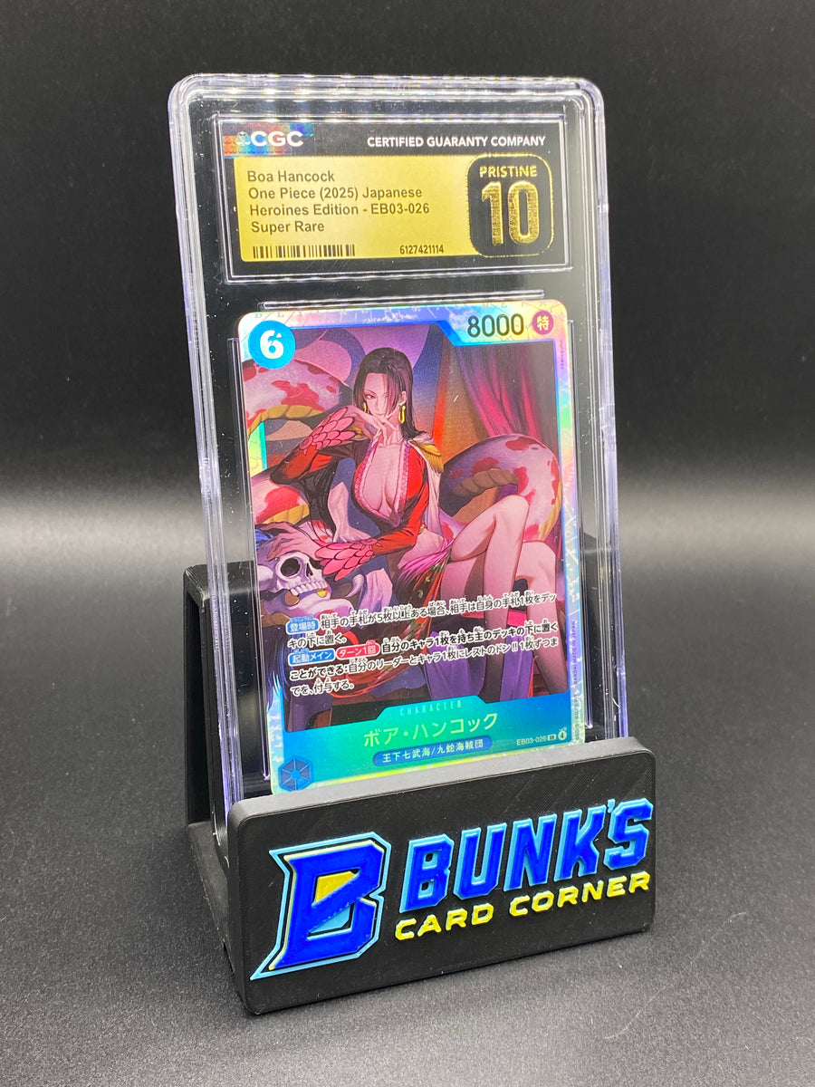 Boa Hancock Super Rare EB03 CGC PRISTINE 10 Japanese