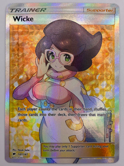 Wicke Full Art Burning Shadows NM