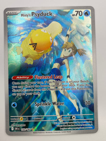 Misty's Psyduck Illustration Rare Destined Rivals NM
