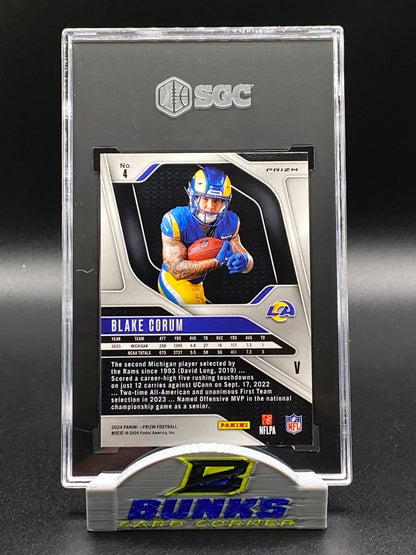 2024 Blake Corum Rookie Card SGC 10 (Box B12)