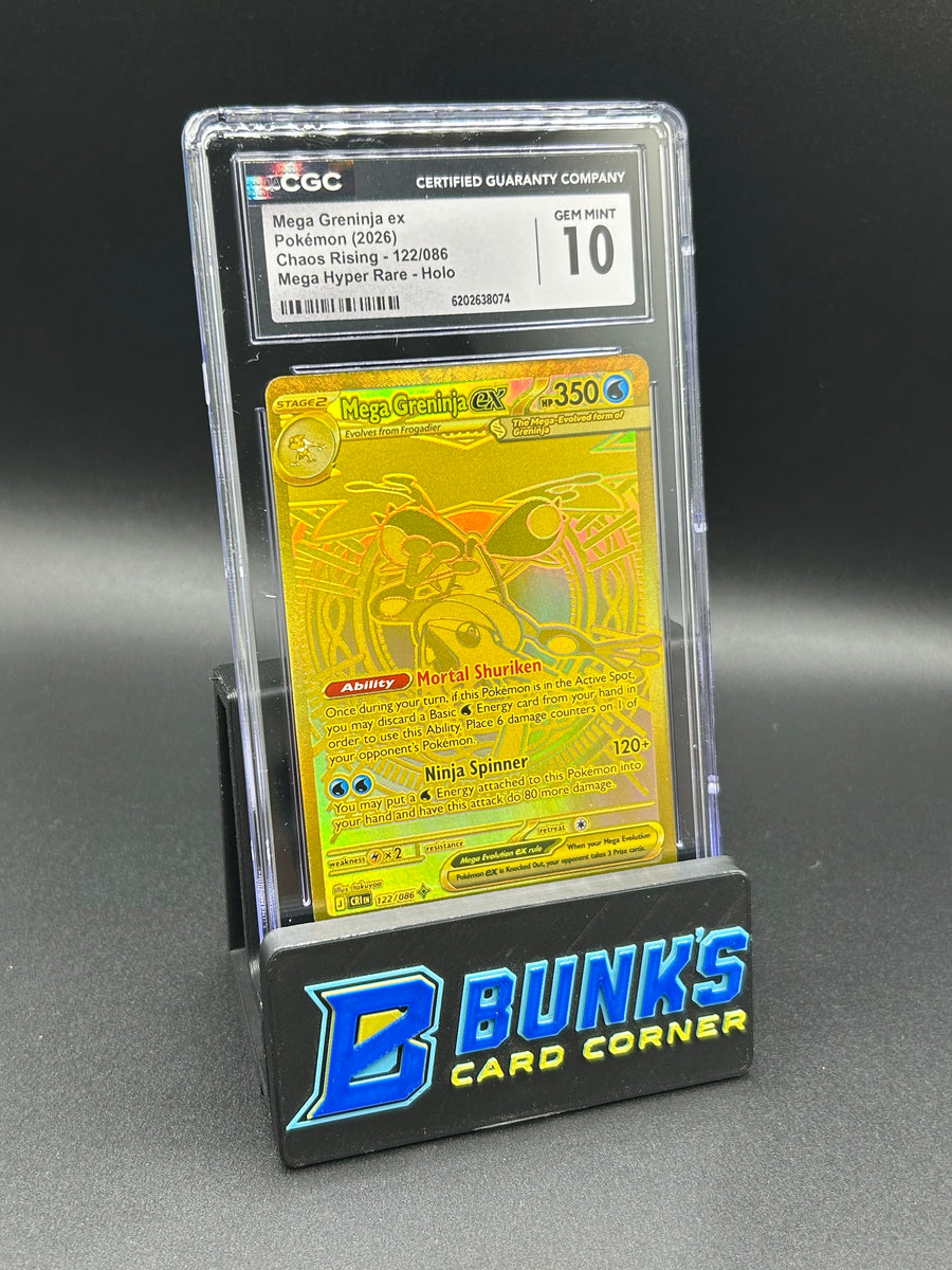 Mega Greninja Ex Mega Hyper Rare Chaos Rising CGC 10