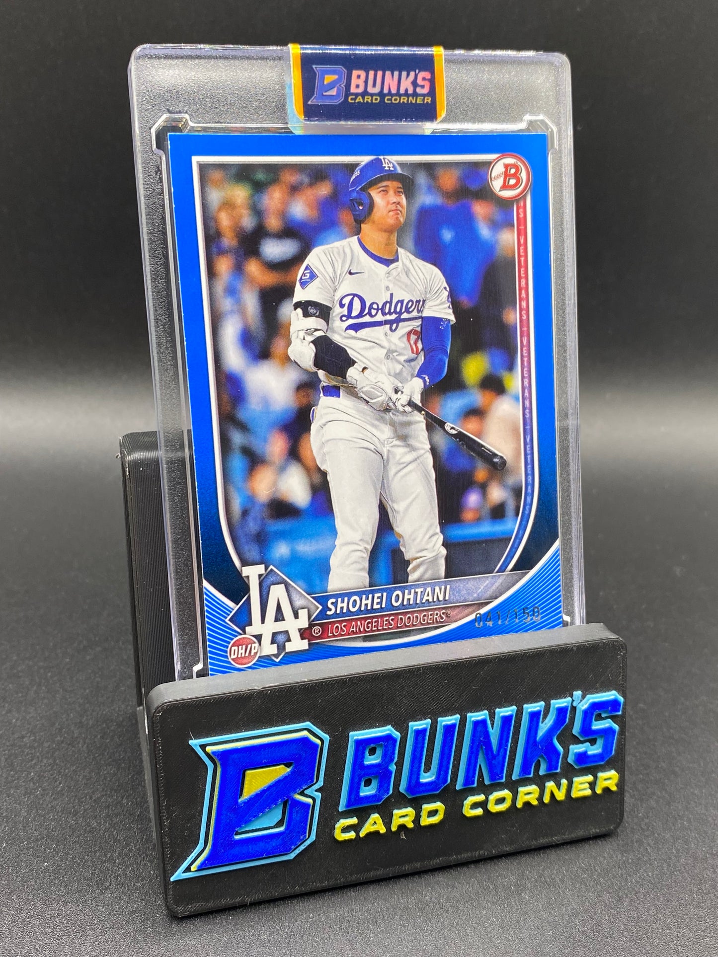 2025 Shohei Ohtani Bowman Blue SP 41/150