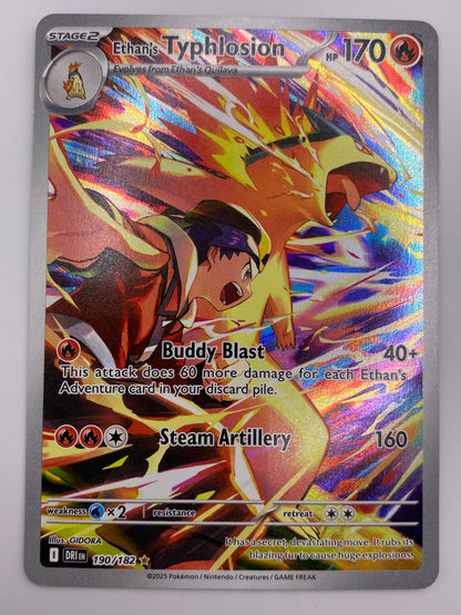 Ethan's Typhlosion Illustration Rare Destined Rivals NM