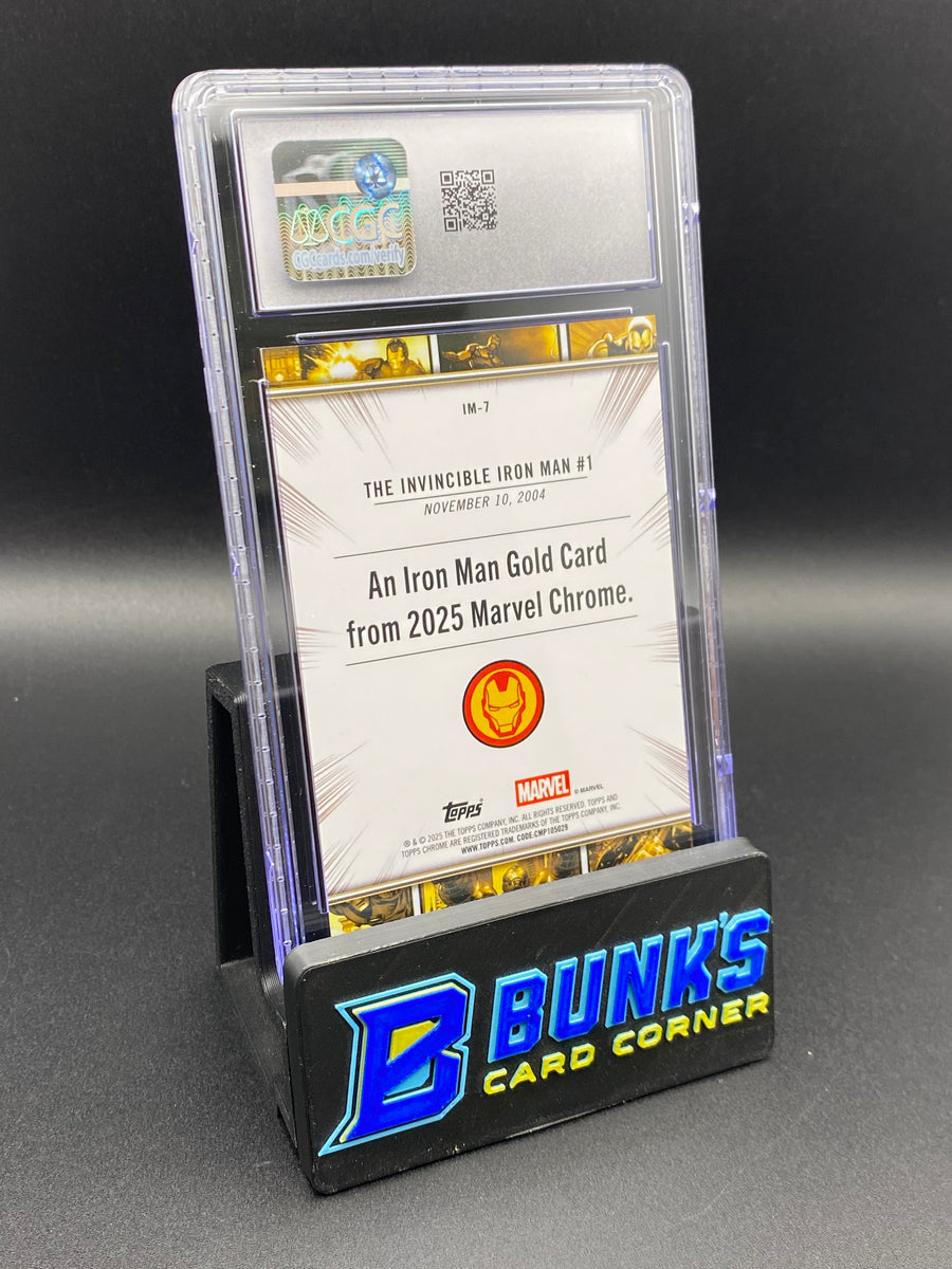 The Invincible Iron Man Gold Topps CGC 10