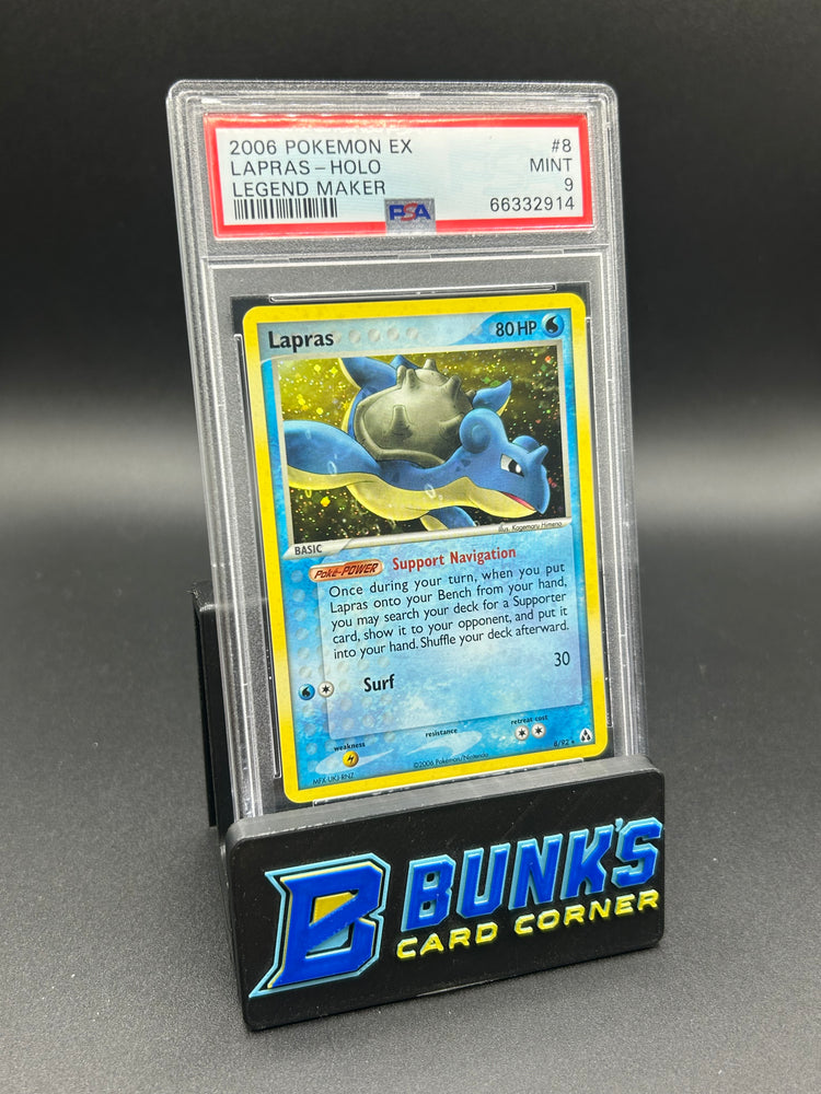 Lapras Holo Legend Maker PSA 9