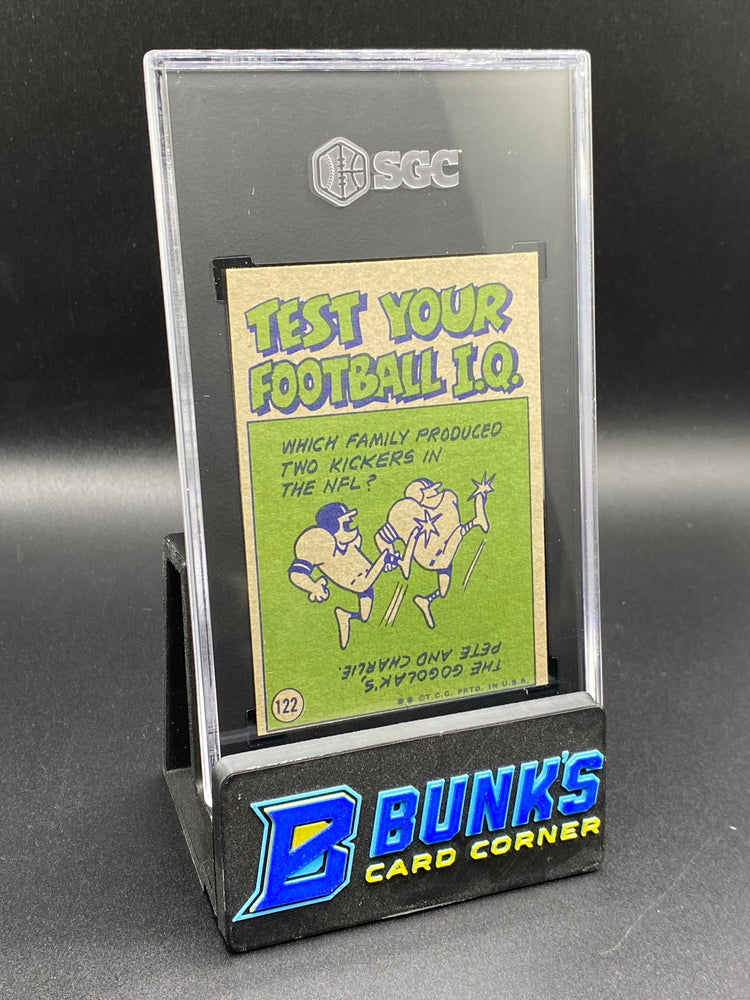 1972 Roger Staubach Pro action SGC 7